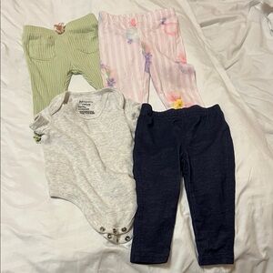 Baby Clothing Set with Onesie and Pants